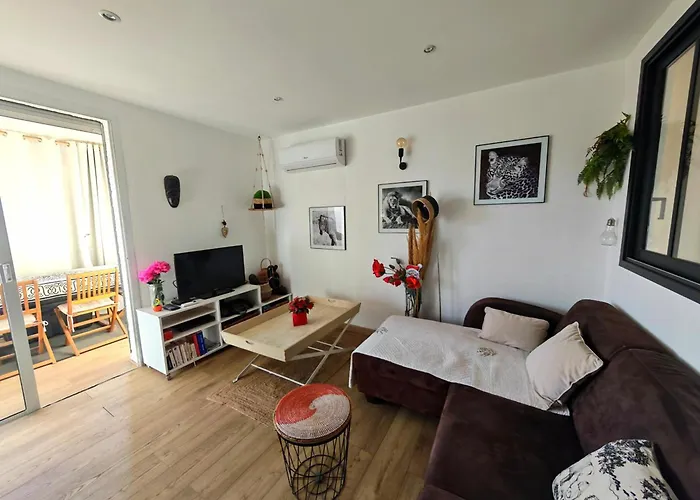 Superbe T2 Moderne Avec Clim, Wifi, Parking - 2/4 Personnes - Fr-1-794-170 * Кане