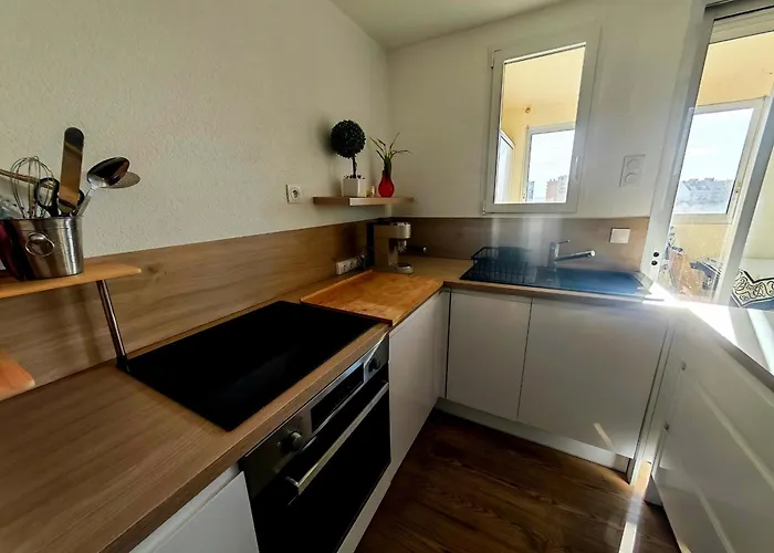 Superbe T2 Moderne Avec Clim, Wifi, Parking - 2/4 Personnes - Fr-1-794-170 Кане